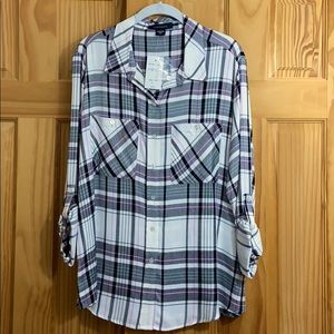 NWT Sanctuary Tomboy Shirt. Sz L